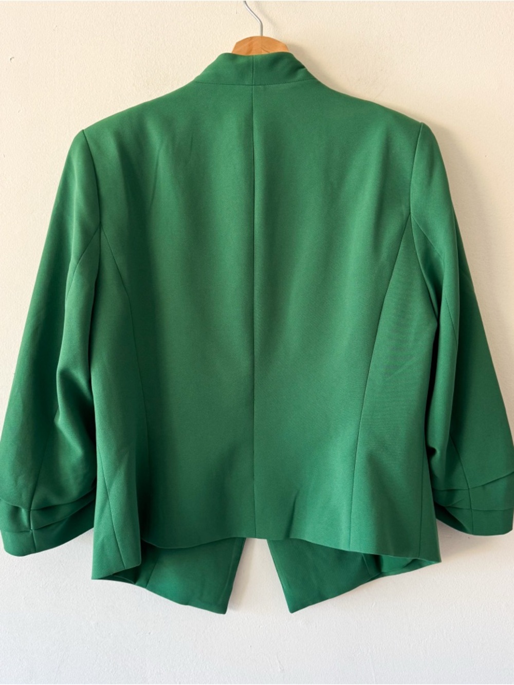 Rachel Zoe Green Open-Front Blazer Jacket Size M - Picture 2 of 7
